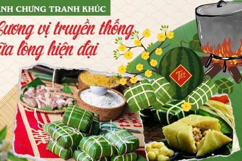 Bánh chưng Tranh Khúc - Hương vị truyền thống giữa lòng hiện đại
