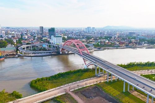 Thành phố Thủy Nguyên bên bờ Bắc sông Cấm