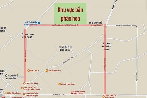 Tạm ngưng lưu thông 3 tuyến đường tại huyện Định Quán để bắn pháo hoa đêm giao thừa