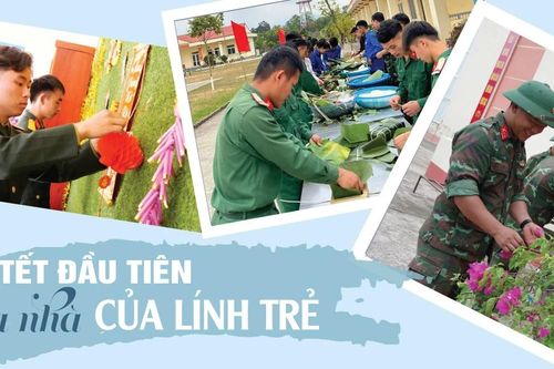 Tết đầu tiên xa nhà của lính trẻ