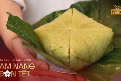 Cách cắt bánh chưng