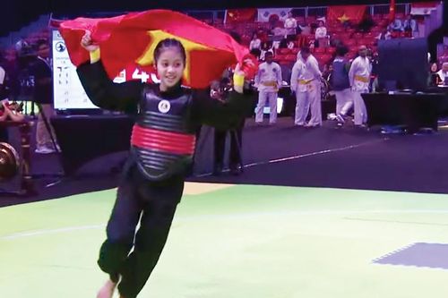 Nông Hải Vân - võ sĩ đầu tiên của tỉnh đoạt Huy chương vàng thế giới