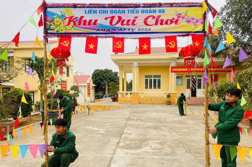 Ngập tràn sắc xuân tại Lữ đoàn 134, Binh chủng Thông tin liên lạc