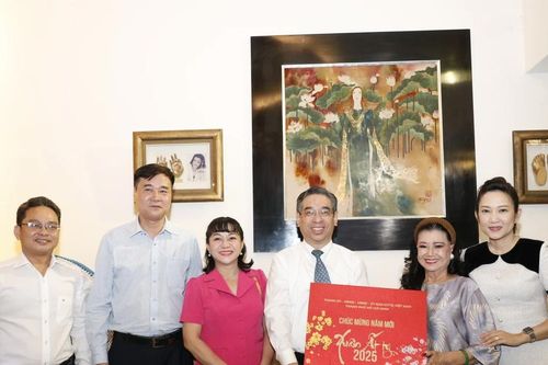 Lãnh đạo TPHCM thăm và chúc tết nhạc sĩ Lư Nhất Vũ và NSND Kim Cương