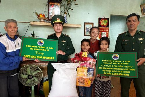 Quân dân quê hương Hải đội Hoàng Sa đón Tết đong đầy yêu thương