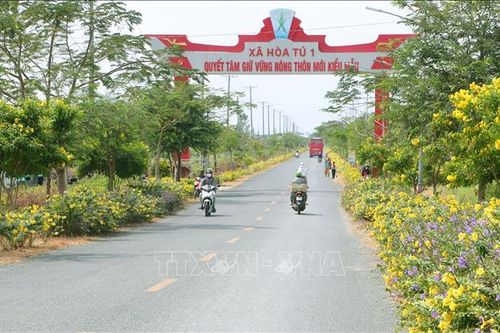 Xuân về trên miền quê nông thôn mới