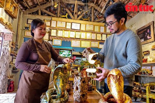 Nghệ nhân trẻ xứ Đoài với những linh vật rắn