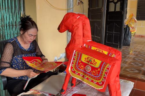 Nghề vàng mã giữa dòng chảy hiện đại