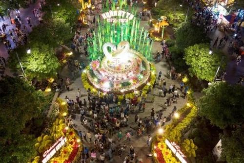 Thành phố Hồ Chí Minh: Biển người đổ về đường hoa Nguyễn Huệ đêm khai mạc