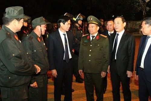 Trong đêm Giao thừa, Công an tỉnh Sơn La ra quân đảm bảo ANTT Tết Ất Tỵ 2025