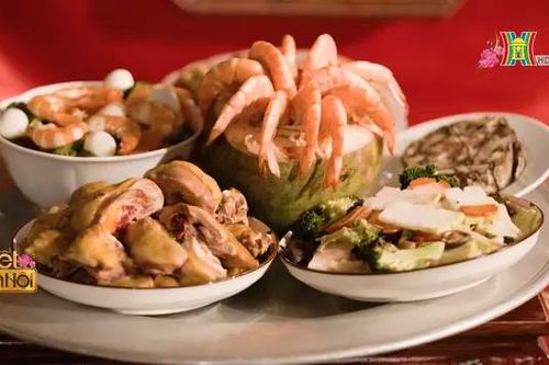Mâm cỗ chiều cuối năm
