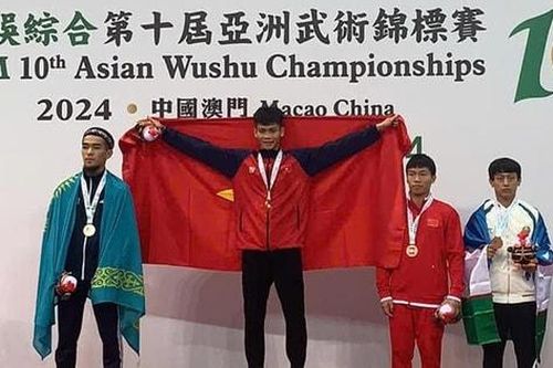 Nhà vô địch wushu châu Á 2024 Hứa Văn Đoàn:Dấu ấn của lò võ ngoại thành