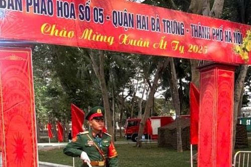 Quận Hai Bà Trưng: Trận địa pháo hoa tầm cao 600 quả sẵn sàng cho đêm giao thừa