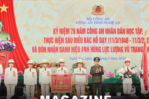 Công an Nghệ An: Tự hào với truyền thống, xứng danh đơn vị Anh hùng Lực lượng vũ trang nhân dân