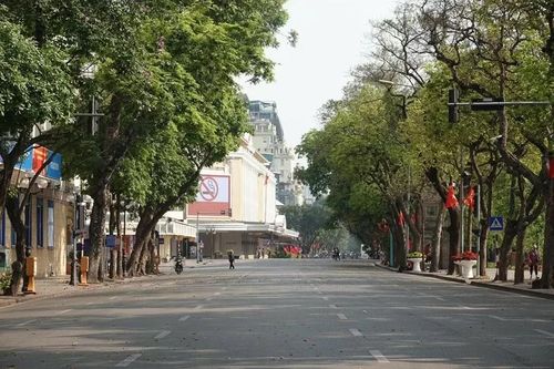Phố phường Hà Nội 'yên bình' buổi sáng đầu năm mới