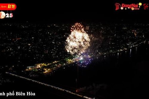 Mãn nhãn với màn bắn pháo hoa tại 5 địa phương của Đồng Nai trong đêm giao thừa