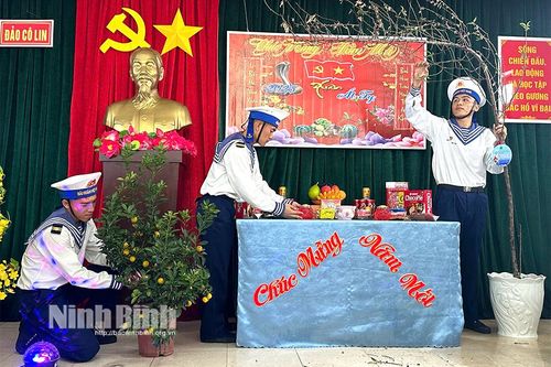 Bức tranh Tết ở Trường Sa