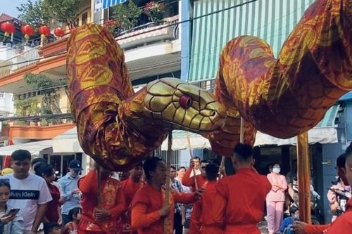 Rộn ràng những màn múa lân ngày Tết