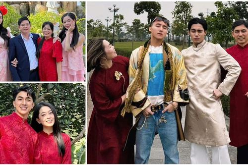 Sơn Tùng M-TP, Hà Hồ, Bình An,... cùng loạt sao Việt khỏe ảnh áo dài dịp Tết