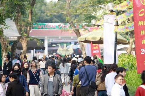 Người dân Thủ đô hân hoan du xuân ngày mùng 2 Tết