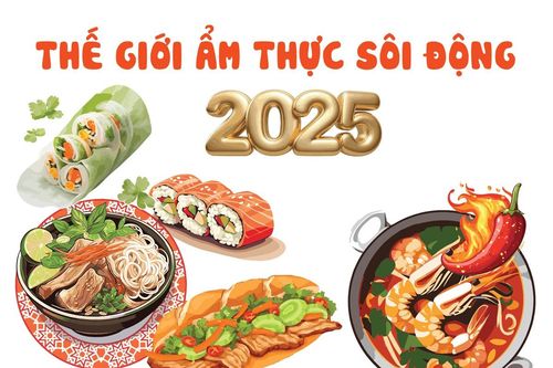 Thế giới ẩm thực sôi động trong năm 2025