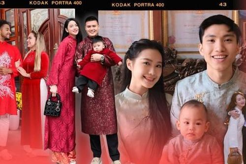 Dàn WAGs khoe dáng ngày Tết: Doãn Hải My đằm thắm, Chu Thanh Huyền phá cách