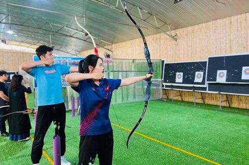 Cung thủ Đỗ Thị Ánh Nguyệt với 'điểm tựa tinh thần' Lê Đức Phát