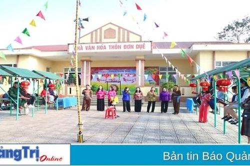 Hội bài chòi truyền thống thôn Đơn Duệ xuân Ất Tỵ