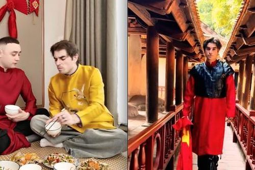 Khách Tây thi nhau diện áo dài dịp Tết cổ truyền Việt Nam, dân tình nức nở bởi một chi tiết