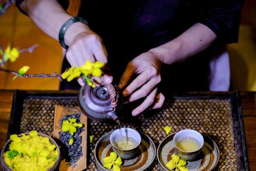 Đến Huế, thưởng trà Hoàng mai ngày Tết