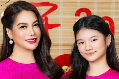 Trương Ngọc Ánh, BTV Hoài Anh VTV xinh đẹp bên con gái cao lớn