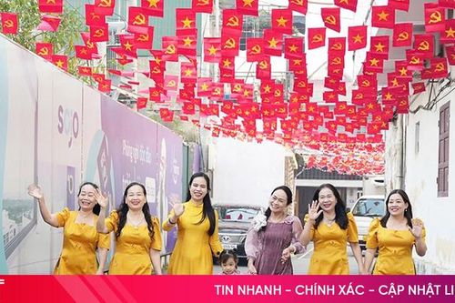 Rộn rã khí thế mừng Đảng, mừng Xuân