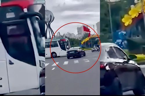 Một phụ nữ ở Cà Mau lái xe nẹt pô, lạng lách trên đường TP Nha Trang