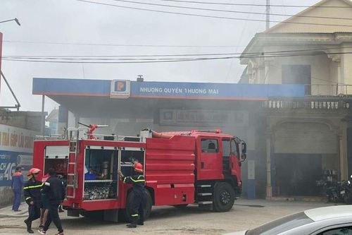 Nam Đàn (Nghệ An): Kịp thời khống chế đám cháy tại cây xăng