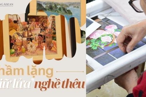 Thầm lặng 'giữ lửa' nghề thêu