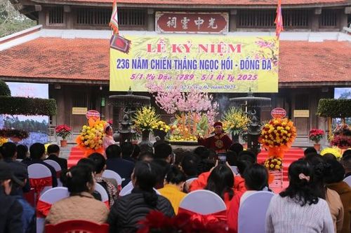 Nghệ An tổ chức lễ kỷ niệm 236 năm Chiến thắng Ngọc Hồi - Đống Đa