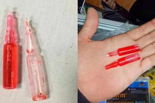 Hai em nhỏ ở Nghệ An nhập viện sau khi uống nhầm dung dịch lạ màu hồng