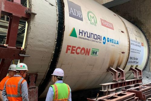 Robot đào hầm ngầm thứ hai của metro Nhổn - ga Hà Nội chính thức khởi động