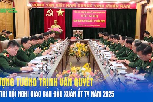Thượng tướng Trịnh Văn Quyết chủ trì Hội nghị giao ban đầu Xuân Ất Tỵ năm 2025