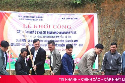 Xây nhà tình nghĩa cho hộ khó khăn ở Hương Sơn