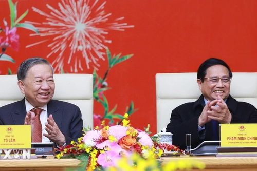 Lãnh đạo Đảng, Nhà nước dự chương trình 'Mừng Đảng quang vinh, mừng Xuân Ất Tỵ'
