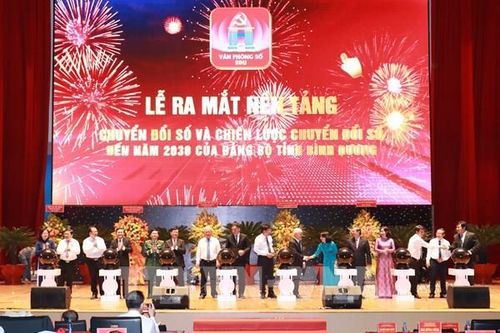 Ra mắt nền tảng chuyển đổi số của Đảng bộ tỉnh Bình Dương