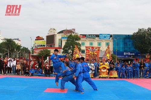 Ngày hội võ thuật truyền thống đặc sắc ở xứ Thanh