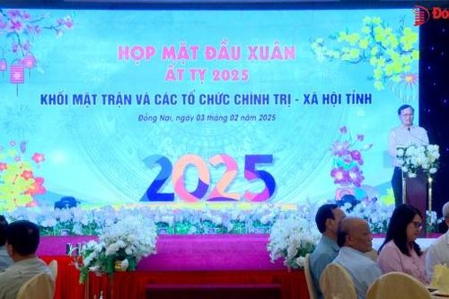 Họp mặt đầu Xuân Ất Tỵ khối Mặt trận và các tổ chức chính trị - xã hội tỉnh