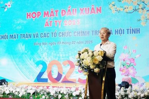 Họp mặt khối Mặt trận và các tổ chức chính trị - xã hội tỉnh Đồng Nai đầu năm Ất Tỵ