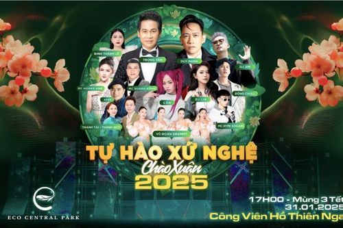 Dàn sao hội tụ tại 'Tự hào xứ Nghệ - Chào Xuân 2025'