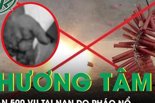 Thương tâm gần 500 vụ tai nạn do pháo nổ, có ca dập nát, cụt ngón tay