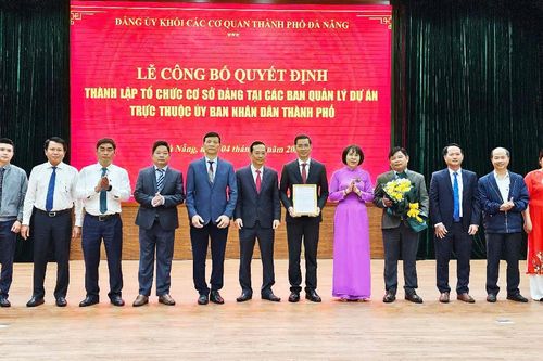 Đà Nẵng: Thành lập tổ chức cơ sở Đảng tại 3 Ban Quản lý dự án