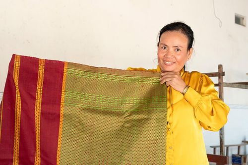 Dệt thổ cẩm của người Khmer ở An Giang