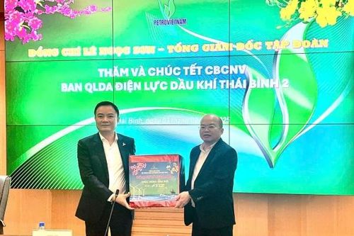 Tổng Giám đốc Petrovietnam Lê Ngọc Sơn: Tận dụng kinh nghiệm và năng lực của Ban QLDA NĐDK Thái Bình 2